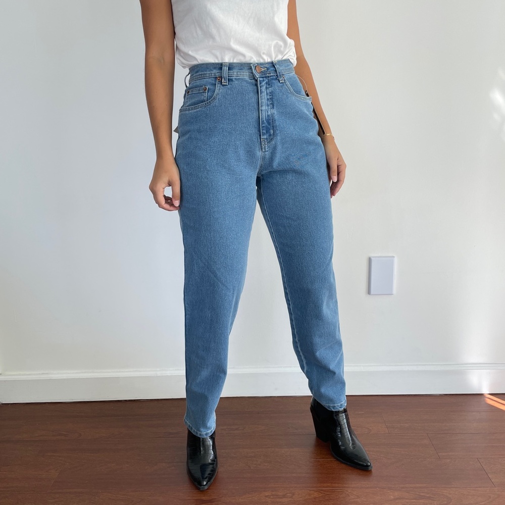 NWT Vintage Billblass high waist STRETCH mom jeans 27 waist - Picture 7 of 8